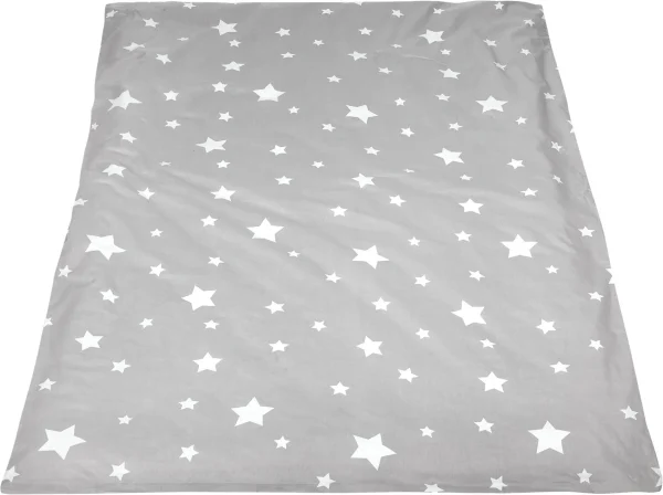 MyToys COLLECTION Kinderbettwäsche Sternchen, Flanell, Grau, 135 X 200 Cm + 80 X 80 Cm… 4