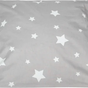 MyToys COLLECTION Kinderbettwäsche Sternchen, Flanell, Grau, 135 X 200 Cm + 80 X 80 Cm… 12